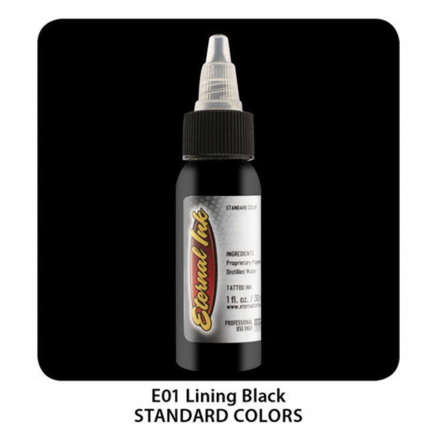 Тату краска Eternal Lining Black