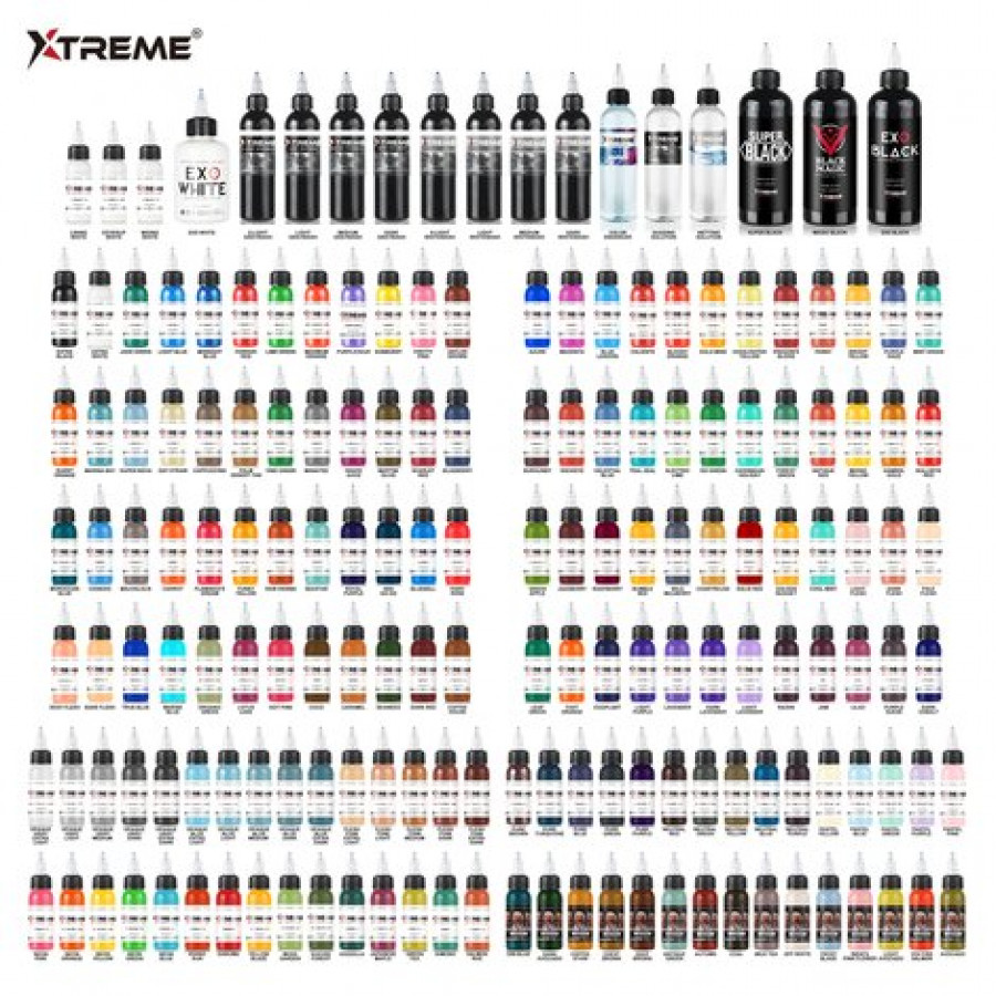 Тату краска Xtreme Ink NEW Complete Set