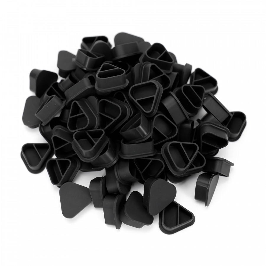 Колпачки силиконовые AVA SKULLDNA Triangle Silicone Ink Cup 2in1 Mix