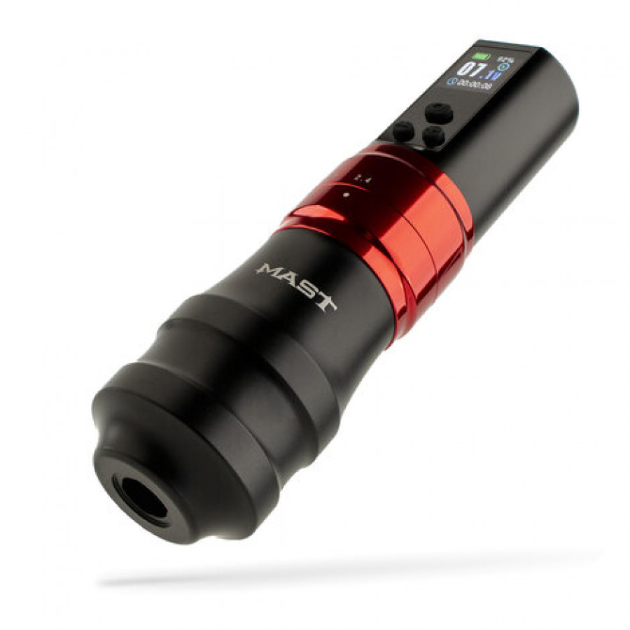Беспроводная тату машинка Mast Fold Pro 2 (Black-Red)