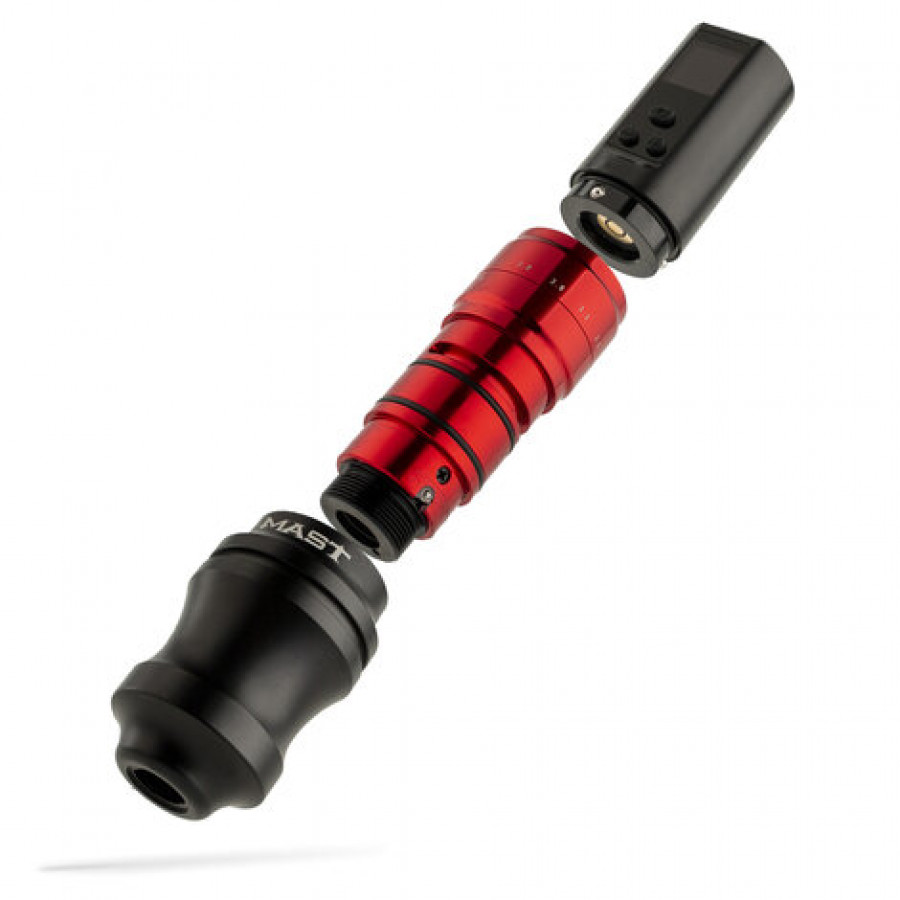 Беспроводная тату машинка Mast Fold Pro 2 (Black-Red)