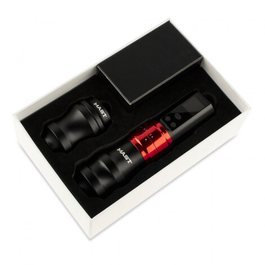 Беспроводная тату машинка Mast Fold Pro 2 (Black-Red)