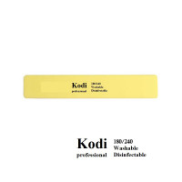 Пилка-баф Kodi Professional 180/240 жёлтая квадрат