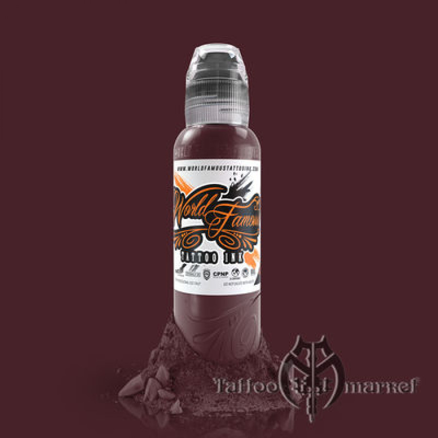 Краска World Famous Tattoo Ink Burgundy Wine