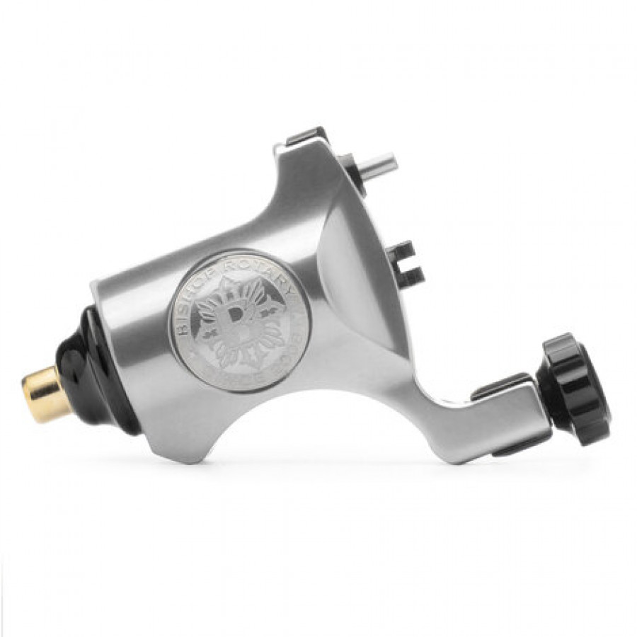 Роторная тату машинка Bishop Rotary V6 Platinum Silver Ход 3.5 RCA